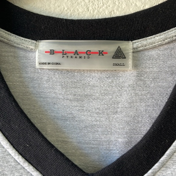 Black Pyramid Men's Jersey Gray Embroidered Small - Picture 3 of 5